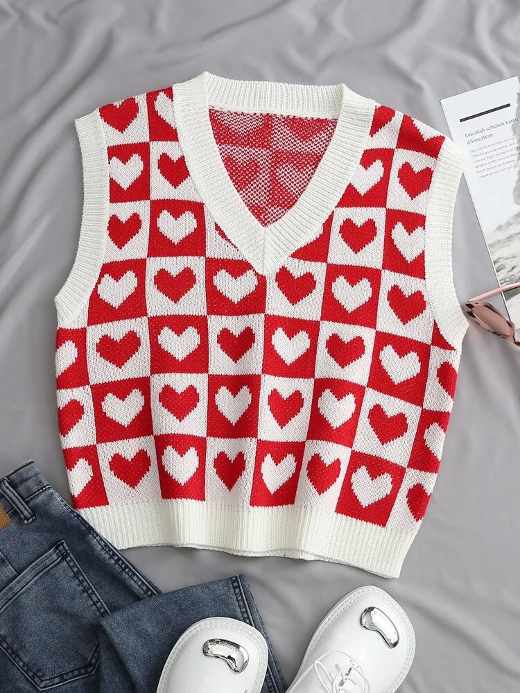 White with Bright Red
