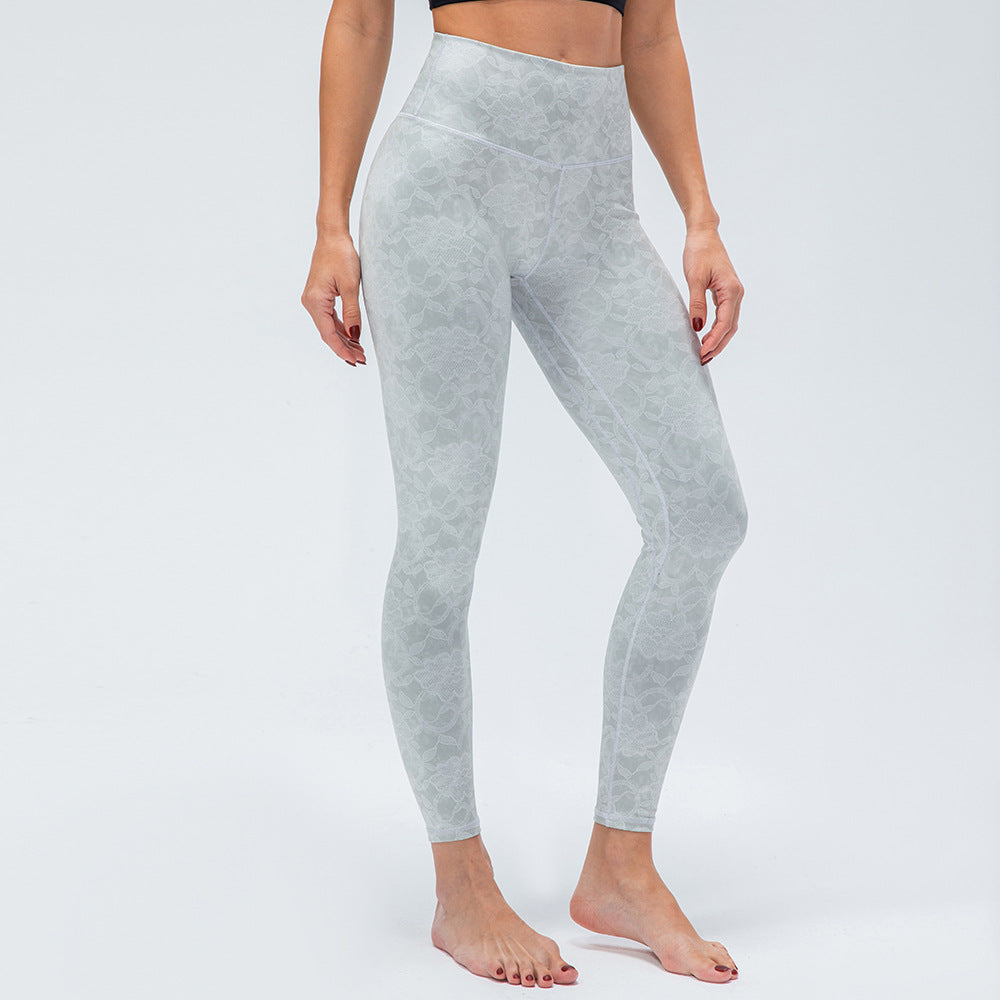 Women Double Sided Brushed Nude Feel Yoga Pants High Waist Hip Lift Sports Pants Stretch Tight Fitness Pant