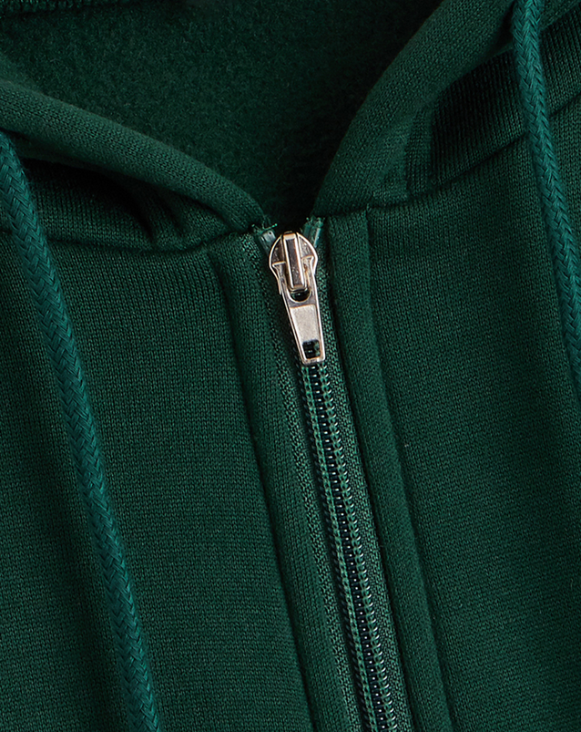 Autumn Winter Fleece Lined Women Solid Color Long Sleeved Zipper Urban Casual Comfortable Loose Women Hoodies