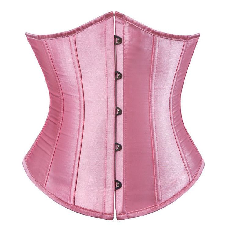 Court Satin Waist Seal Waist Belt Clip Women Body Shaping Belly Band