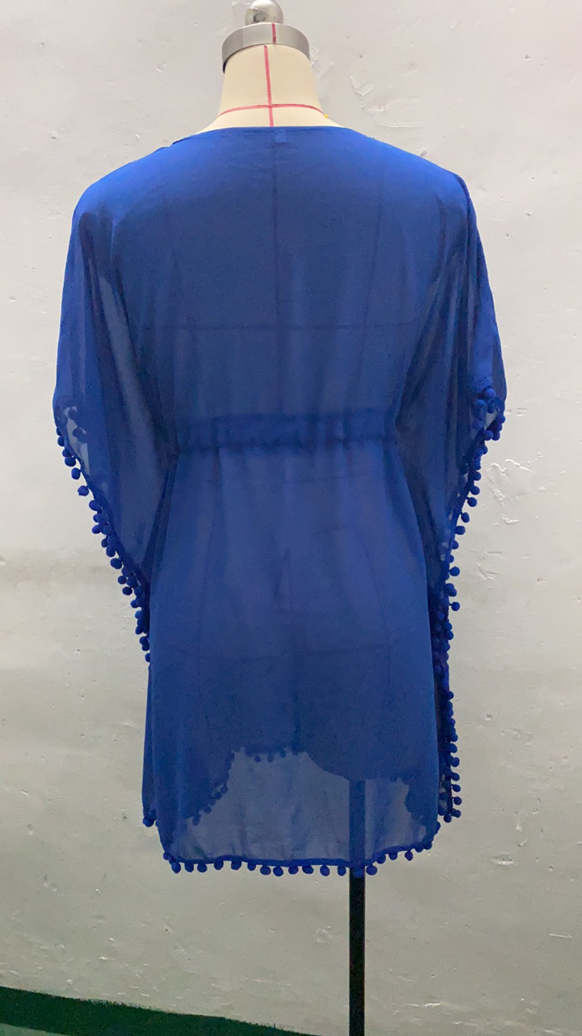 Chiffon Lace Loose Beach Sun Protection Shirt Sexy Cutout Seaside Swimwear Blouse