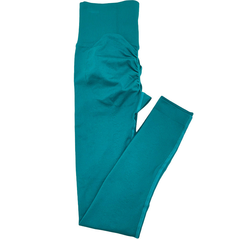 Seamless Fitness Pants Women High Waist Hip Hip Raise Skinny Stretch Sports Pants Peach Hip Yoga Pants
