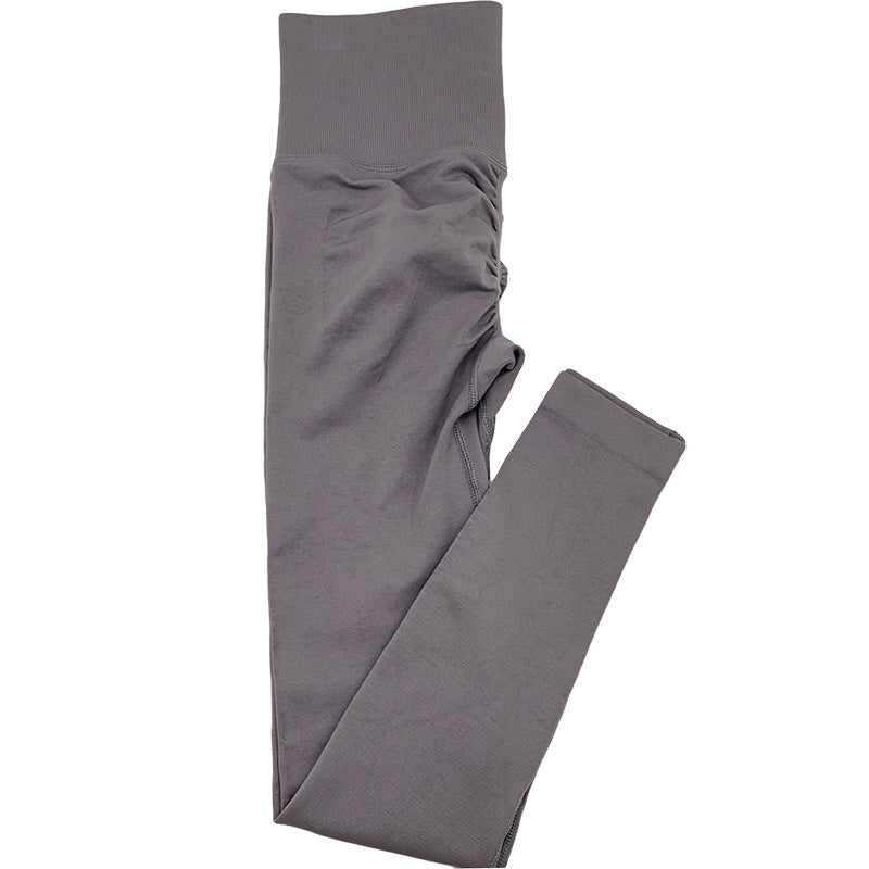 Seamless Fitness Pants Women High Waist Hip Hip Raise Skinny Stretch Sports Pants Peach Hip Yoga Pants