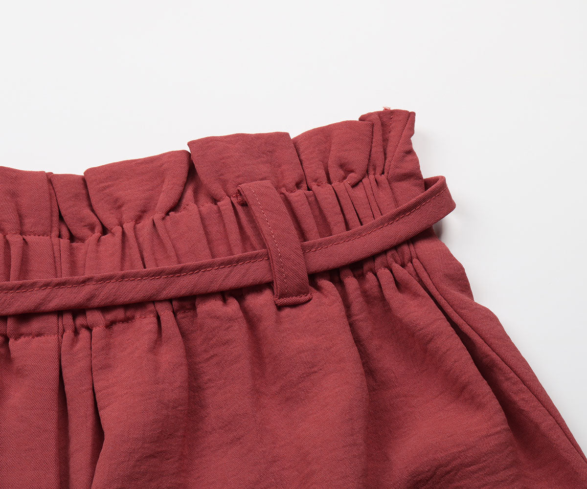 Summer Women Clothing High Waist Solid Color Shorts Women