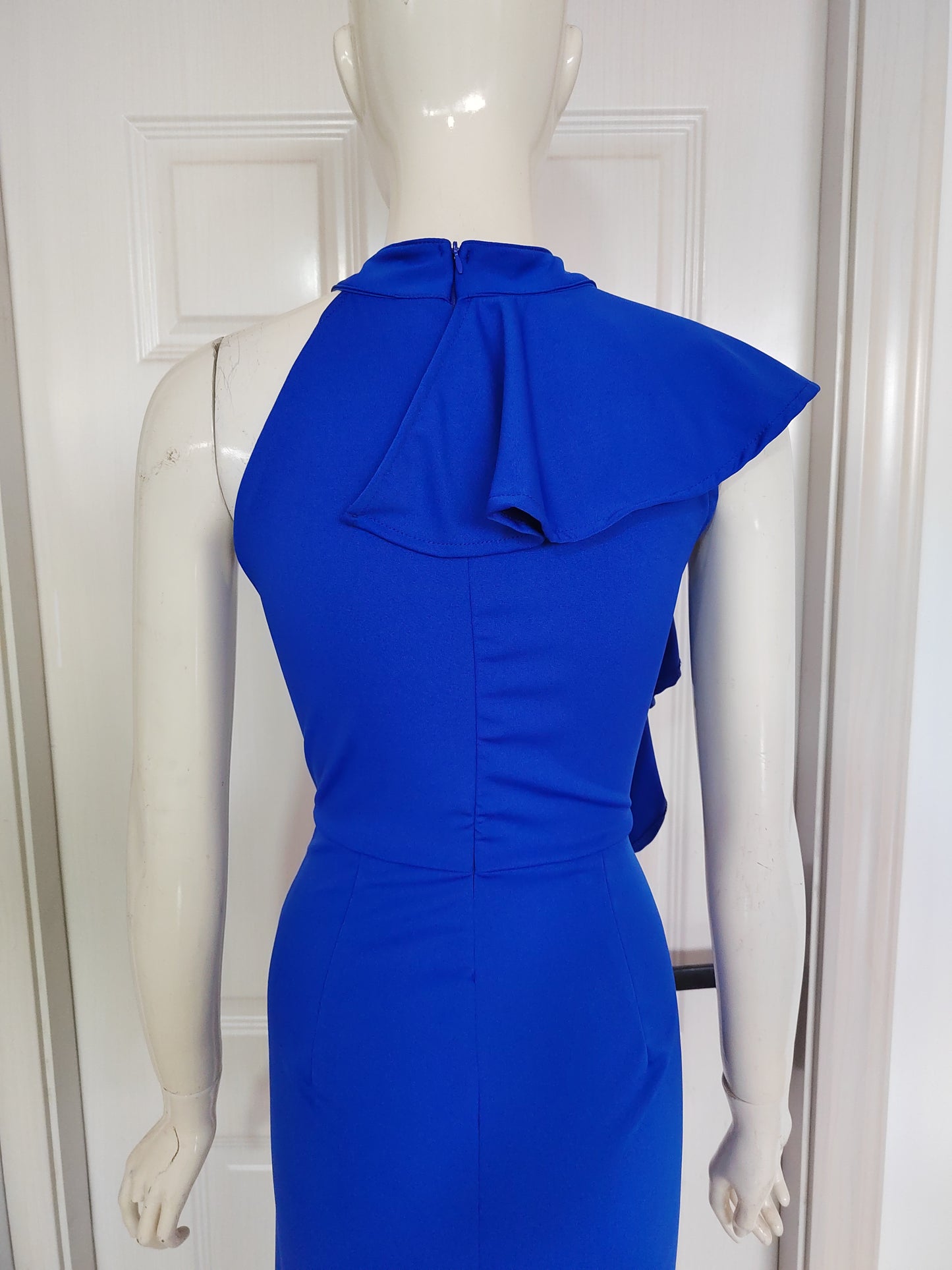 Women Clothing Dress Ruffled Sleeveless Sexy Jumpsuit