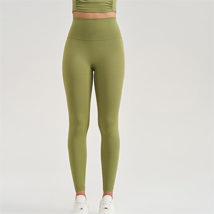 Yoga Pants Women No Embarrassment Line High Waist Hip Lifting Belly Contracting Quick Drying Outer Wear Fitness Sports Tights
