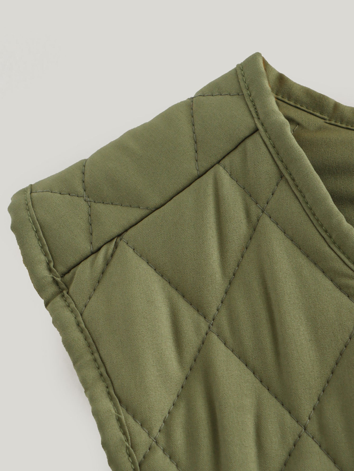 Fall Women Clothing Stylish Simple Casual Quilted Cotton Vest Coat