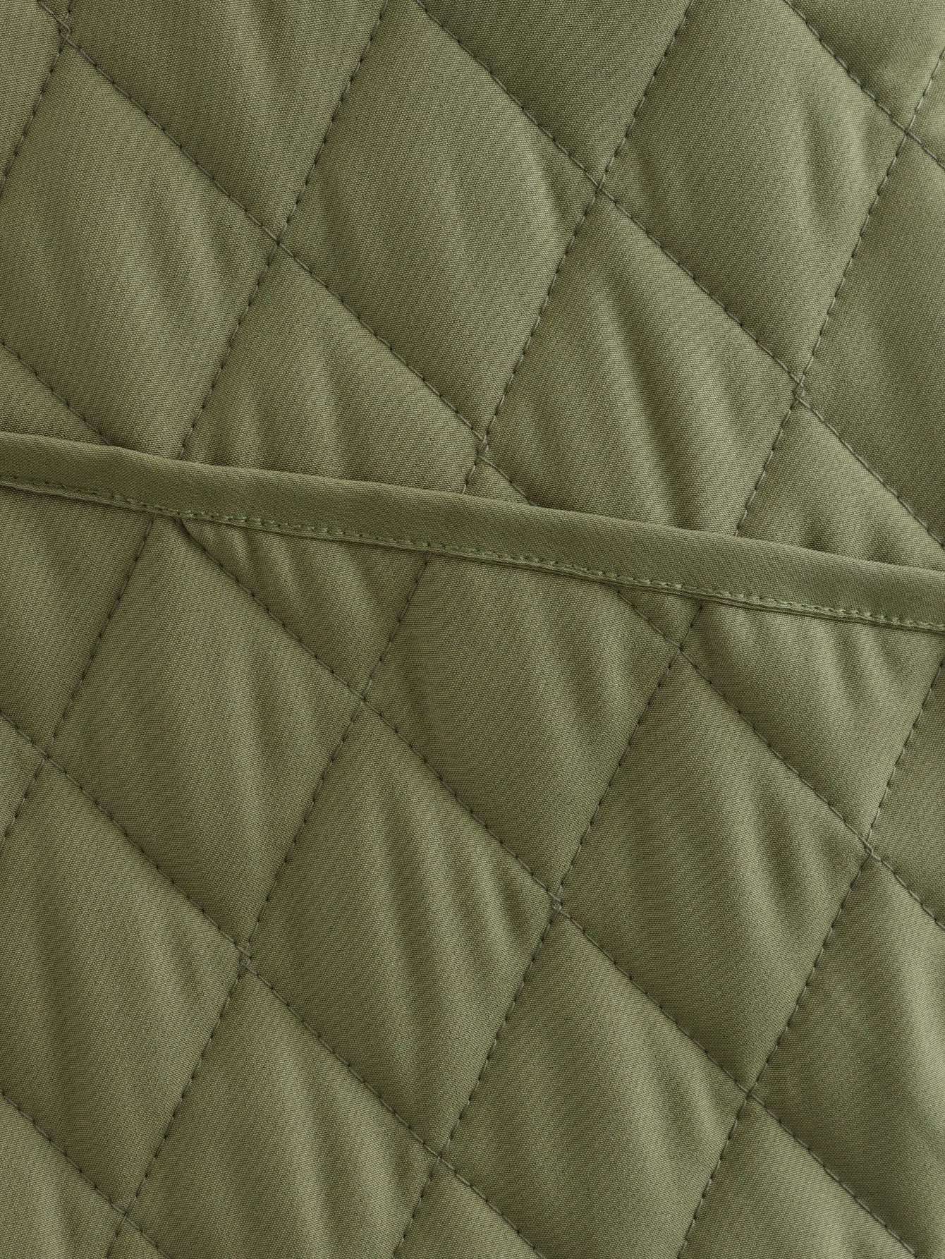 Fall Women Clothing Stylish Simple Casual Quilted Cotton Vest Coat