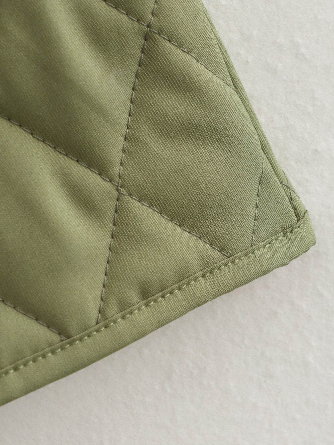 Fall Women Clothing Stylish Simple Casual Quilted Cotton Vest Coat