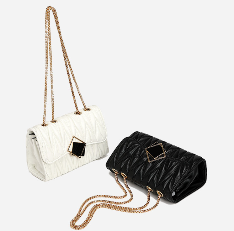 Bag Summer Women Women Bag Trend Chain Pleated Shoulder Messenger Bag