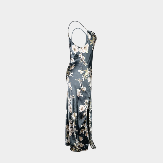 Spring Summer Ladies Slip Nightdress Sexy Slit Temptation Home Wear Source