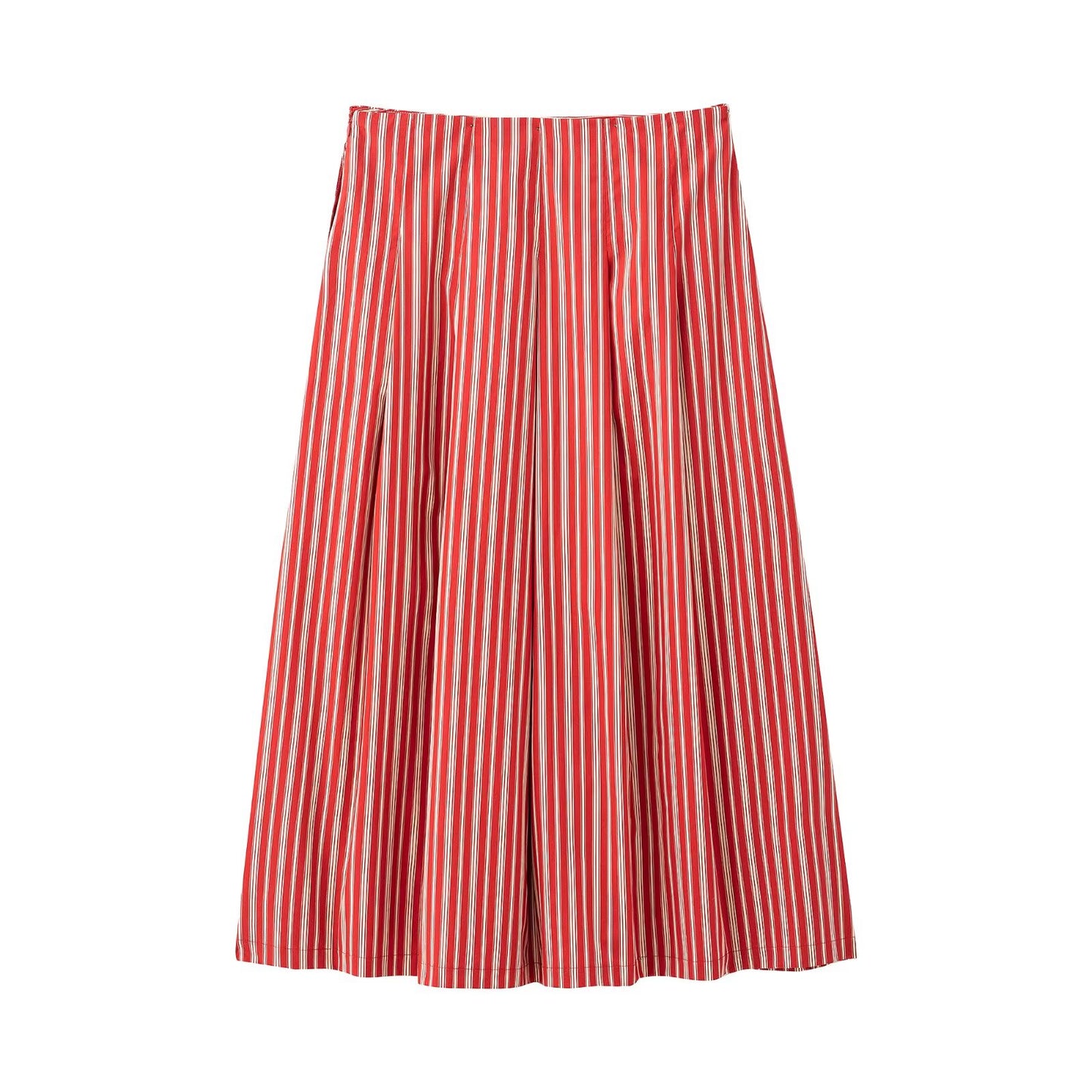 Spring Striped Short Sling Top Midi Dress Two Piece Sets