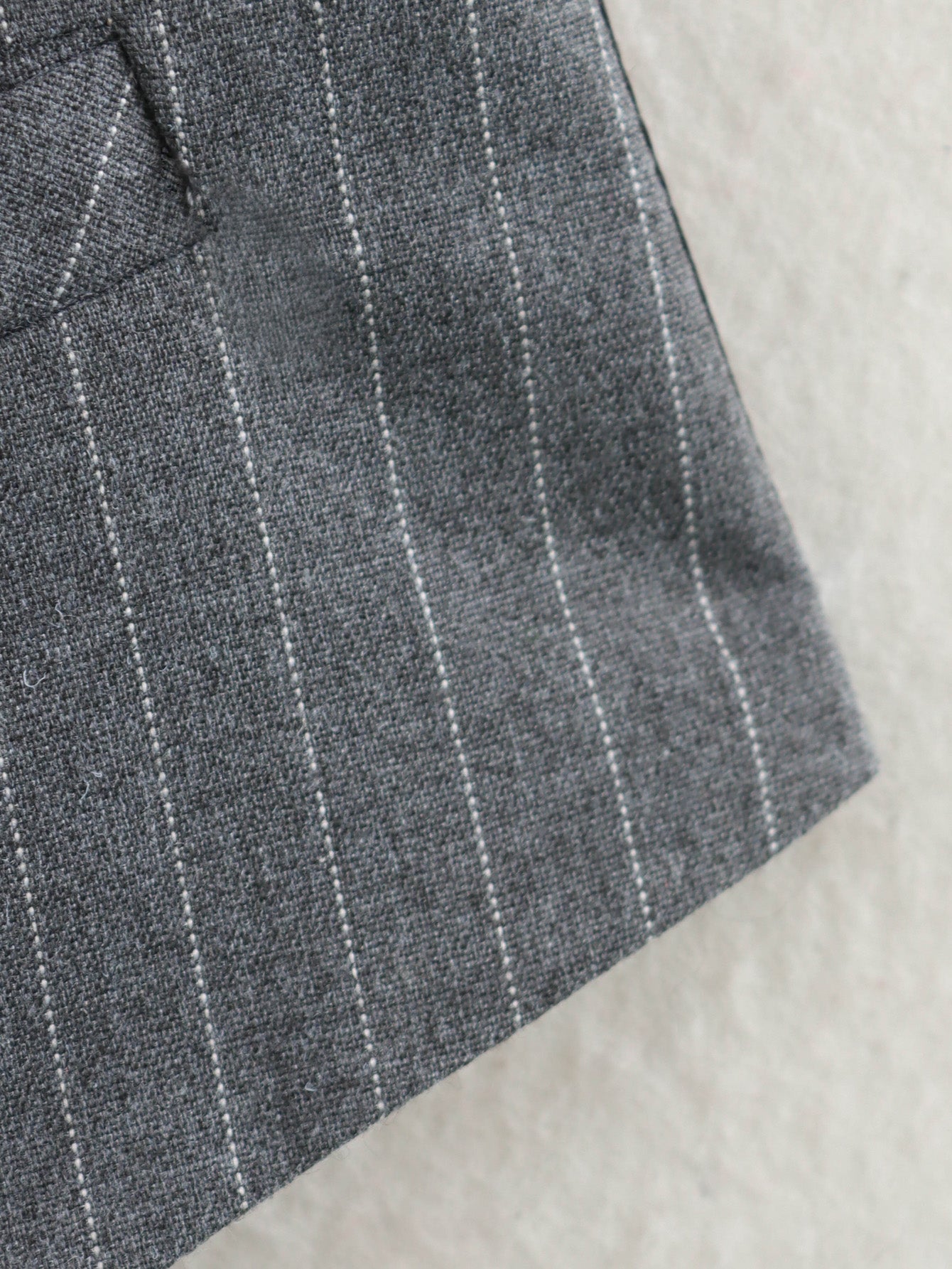 Women Clothing Women Gray Striped Vest Jacket
