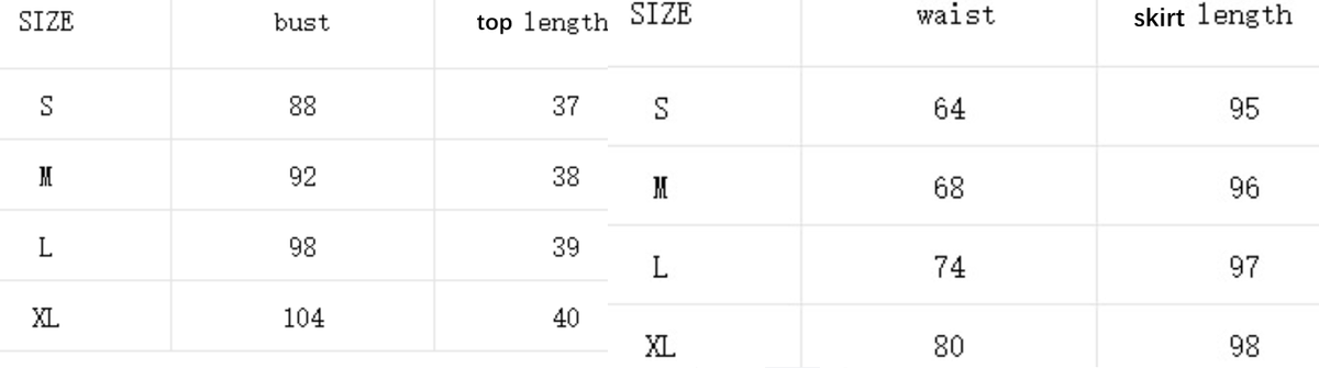 Women Summer Sexy Bandeau Top Printing Big Hem Skirt Set