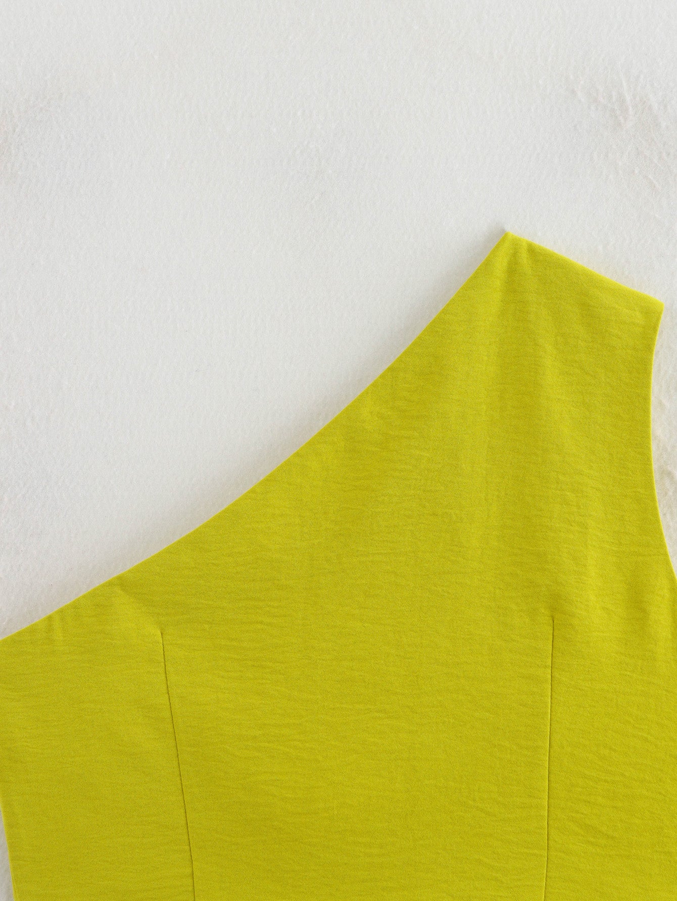 Summer Women Clothing Simple Slim One Shoulder Short Length Top Vest