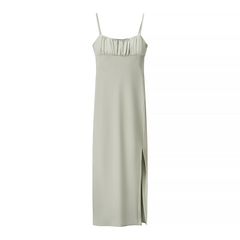 Spring Women Clothing Silk Satin Texture Underwear Dress