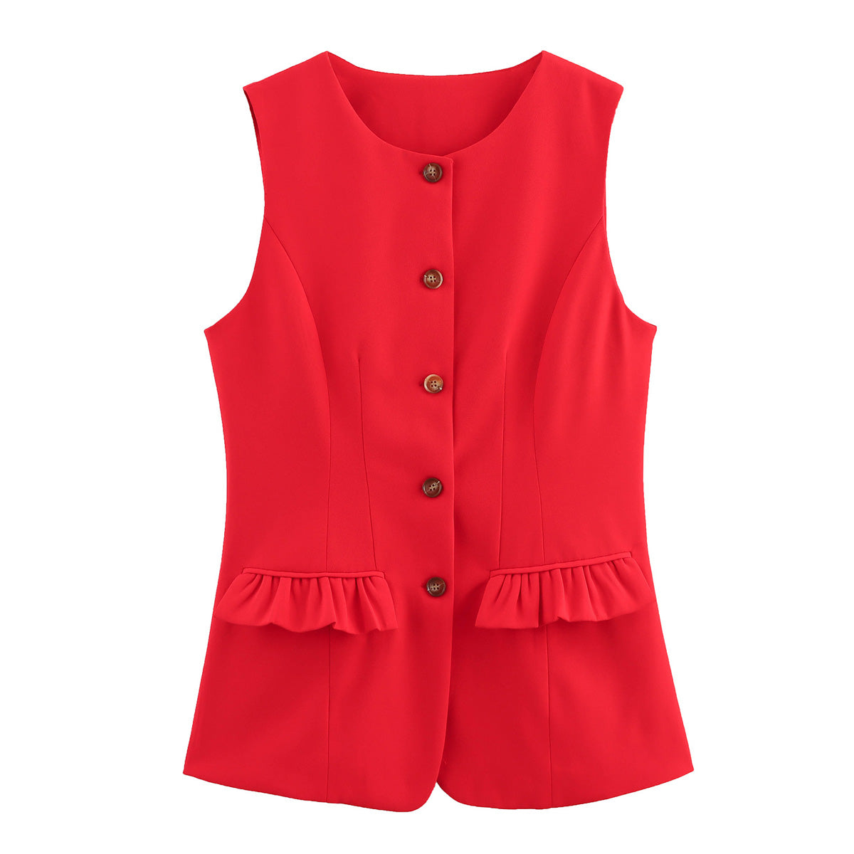 Women Clothing Vest Slim Outer Wear Women Waistcoat Vest