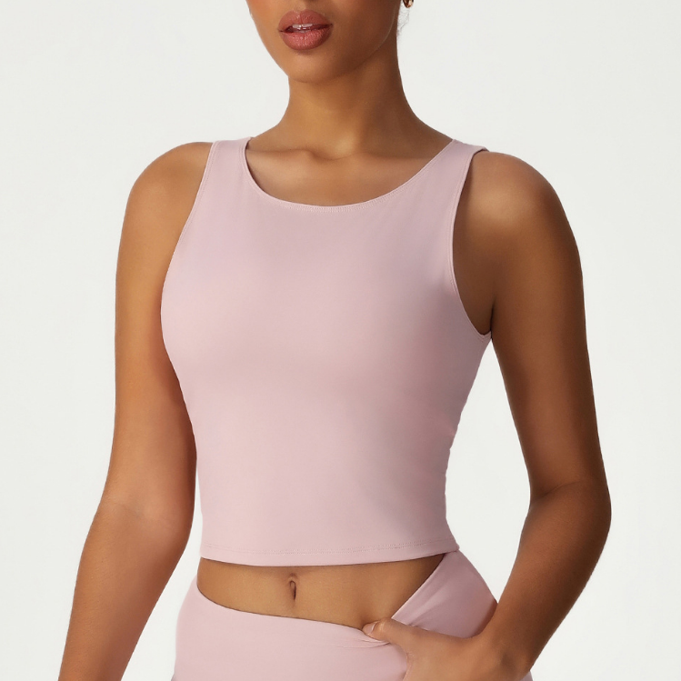 Nude Feel Yoga Clothes Vest Women High Strength Shockproof Quick Drying Workout Clothes Bra Running Tight Sports Vest