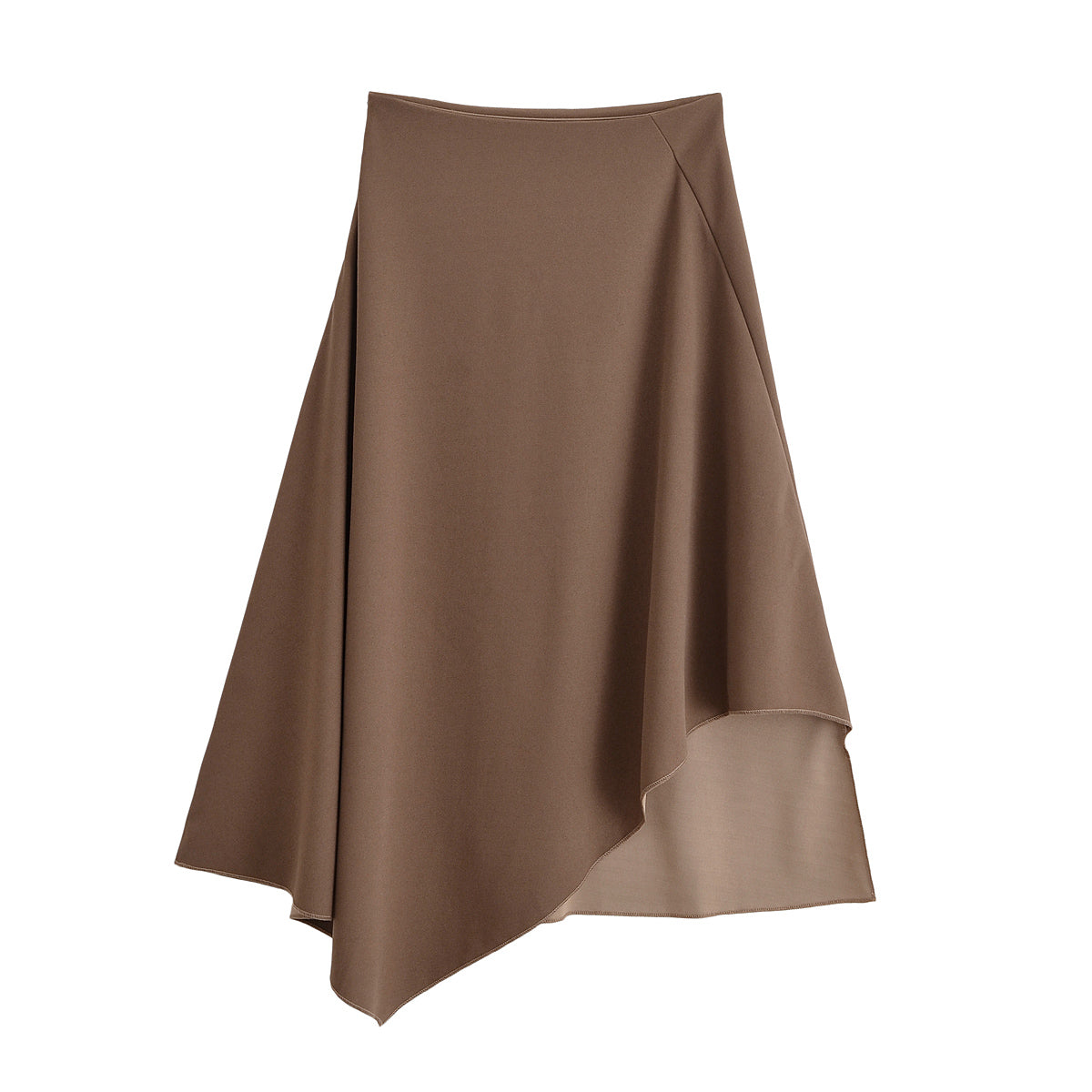 Women Clothing Summer Tube Top Asymmetric Midi Dress