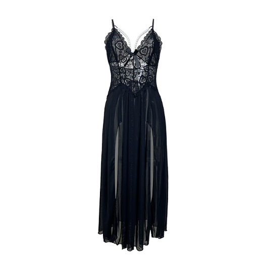 Sexy Underwear Nightclubs V neck Nightdress Backless Pearl Cami Dress