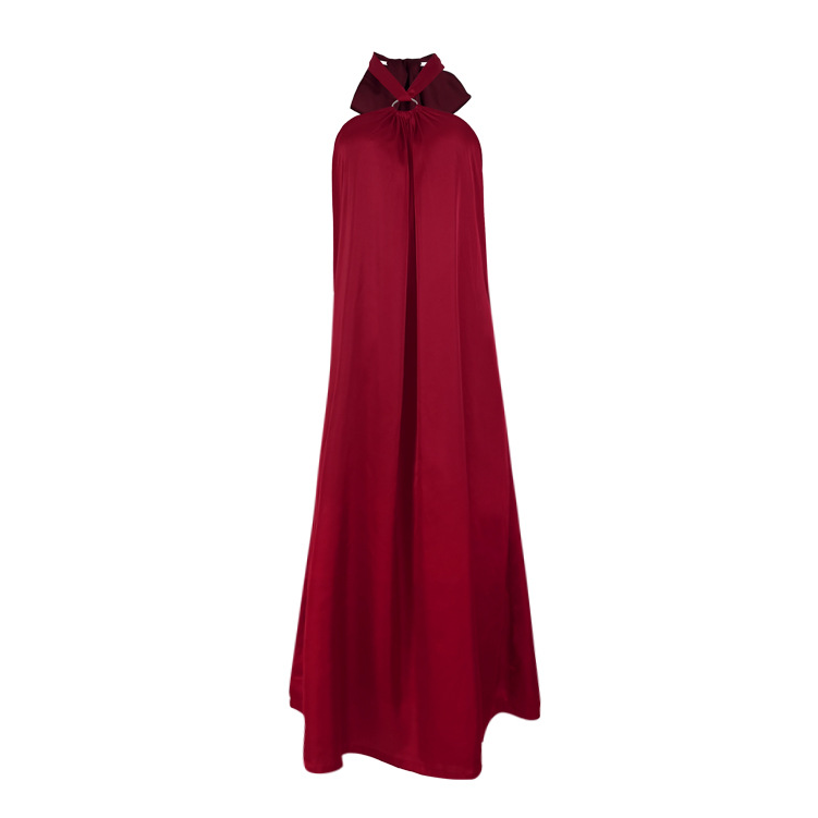 Dinner Dress High End Affordable Luxury Halter Dress Women High Grade Backless Dress Multi Color Optional
