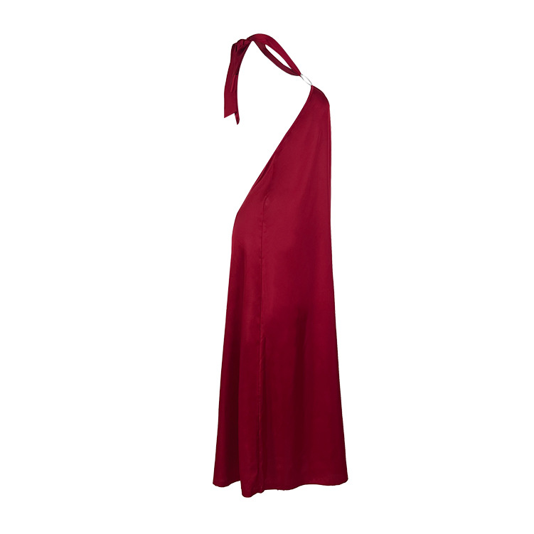 Dinner Dress High End Affordable Luxury Halter Dress Women High Grade Backless Dress Multi Color Optional