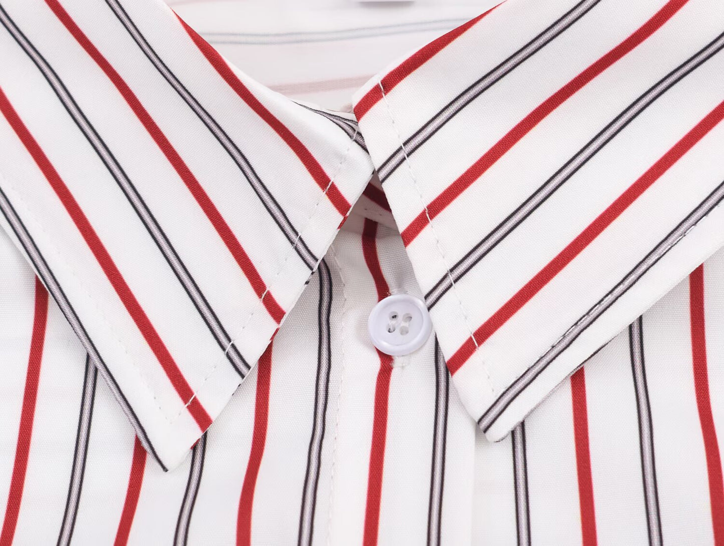 Women Striped Loose Design Elegant Poplin Shirt