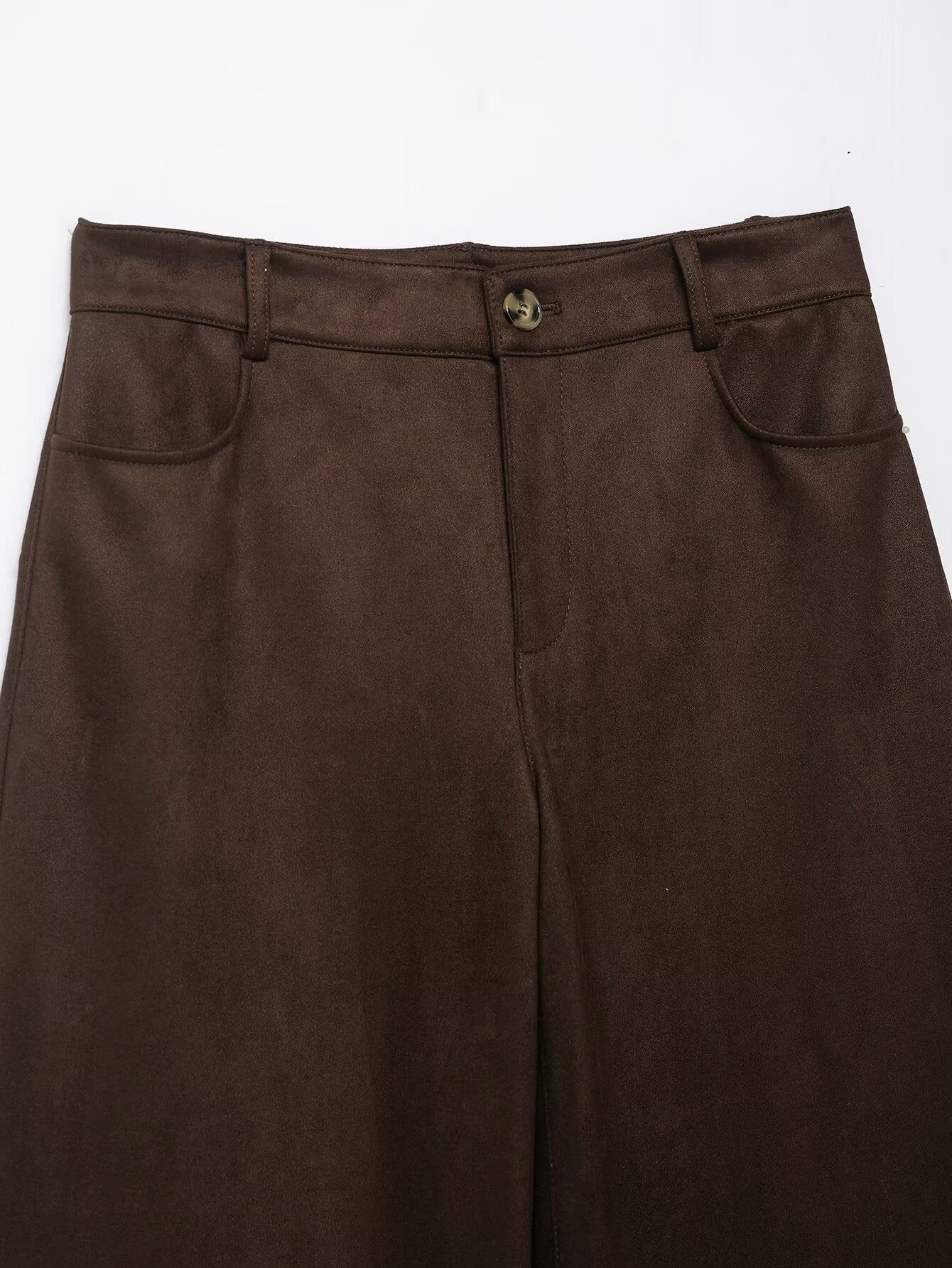 Autumn Women Casual Loose Hollow Out Cutout Hem Coat Trousers Two Piece Sets