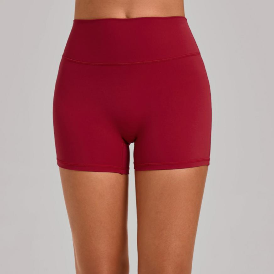 Tight Yoga Shorts Women High Waist Belly Contracting Fitness Pants Hip Lifting Running Exercise Shorts