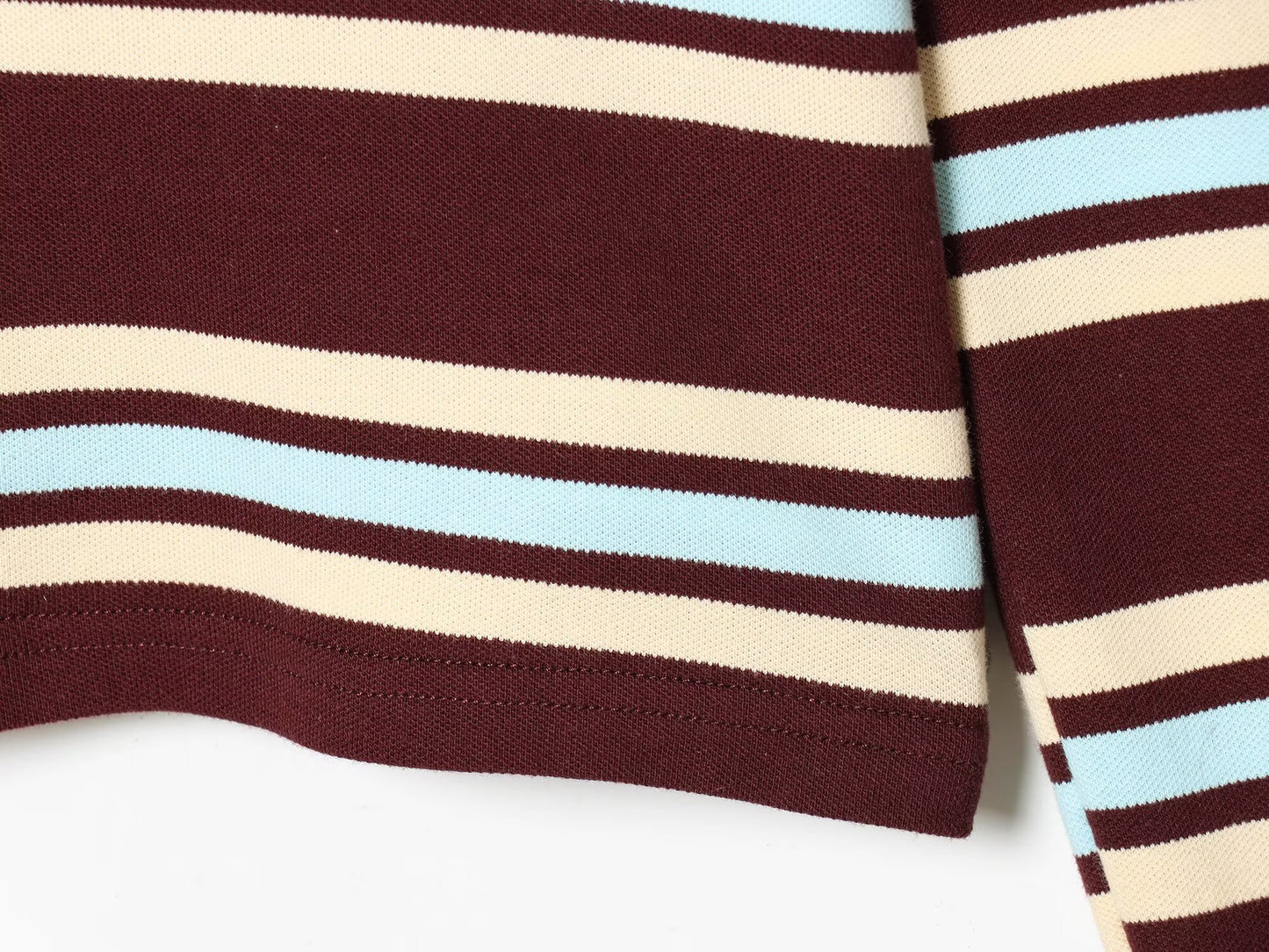 Women Clothing Collared Patchwork Long Sleeve Sweater
