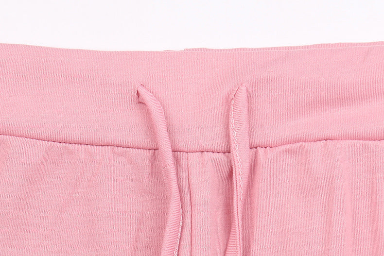 Spot Autumn Winter New Women Clothing Loose-Fitting Solid Color Long Sleeves Casual Suit