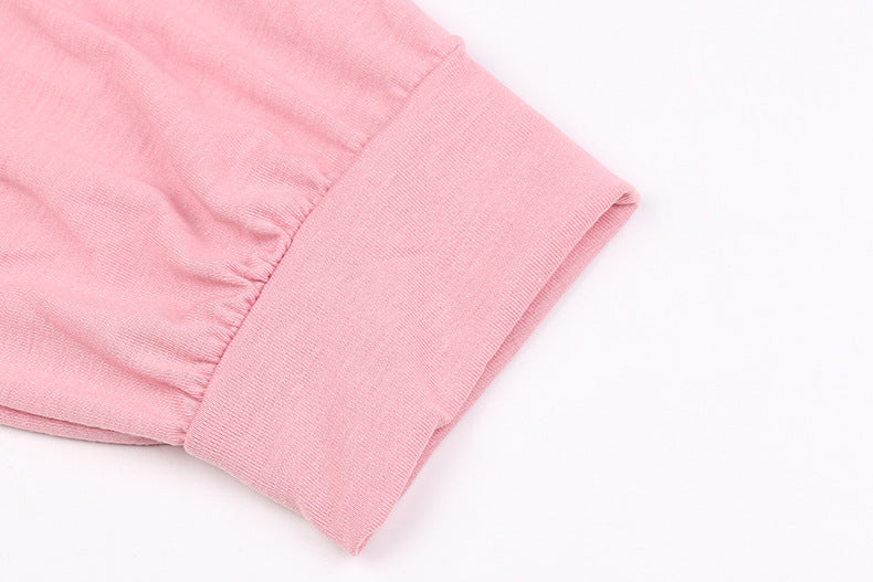 Spot Autumn Winter New Women Clothing Loose-Fitting Solid Color Long Sleeves Casual Suit