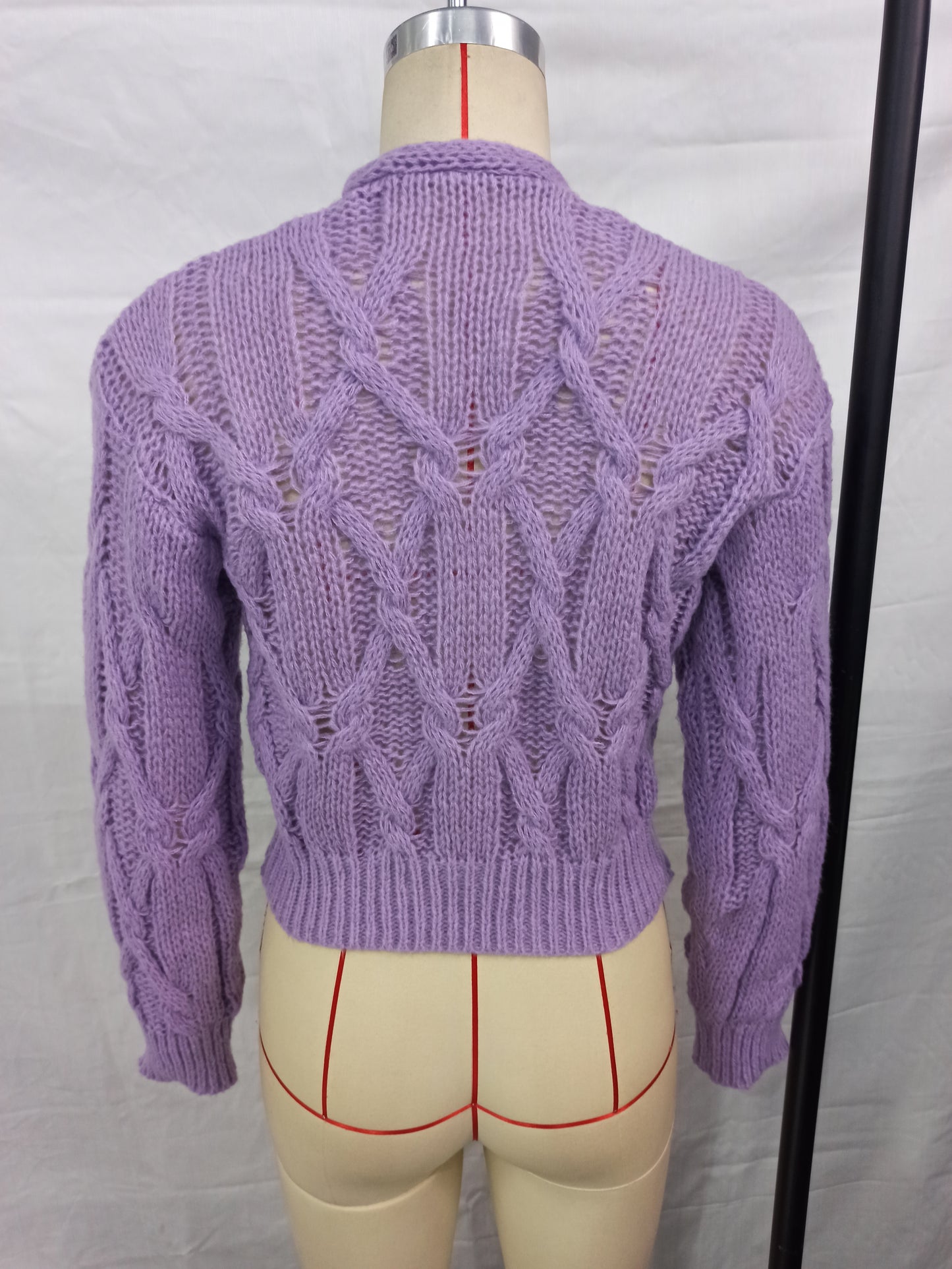 Women Clothing V-neck Long Sleeve Sweater Women