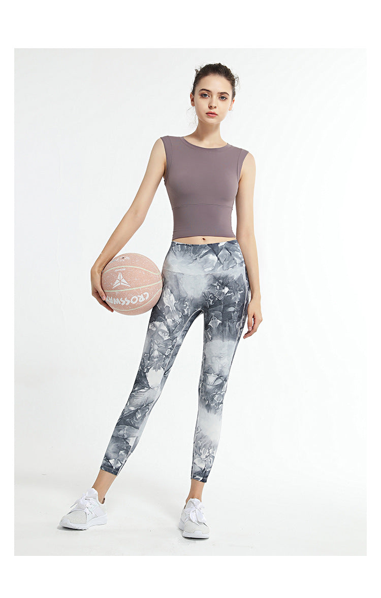 Solid Color Sexy Sports Vest Women Tight Elastic Quick-Drying Running Suit Gym Vest Yoga Jacket