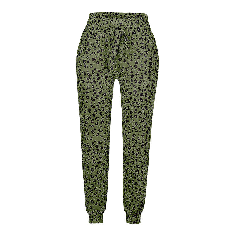 Summer Women Clothing Popular Loose Floral Print Casual Pants