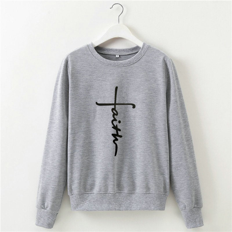 Street Autumn Winter Women Wear Sweatshirt Letter Graphic Print Cropped Long Sleeves Round Neck Top Women