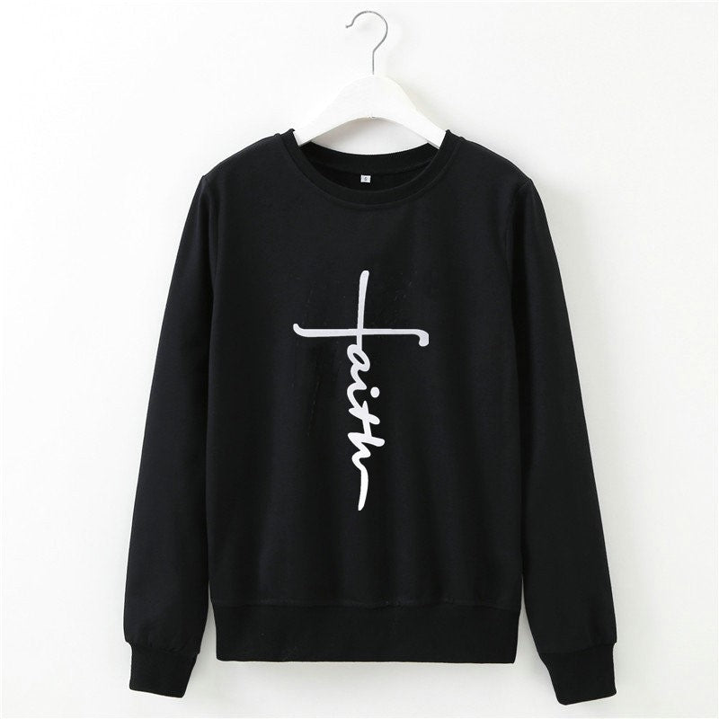 Street Autumn Winter Women Wear Sweatshirt Letter Graphic Print Cropped Long Sleeves Round Neck Top Women