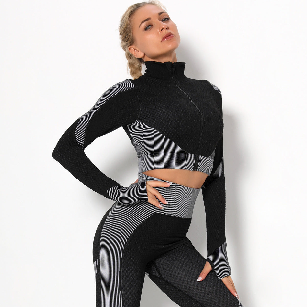 Long Sleeve-Black and White