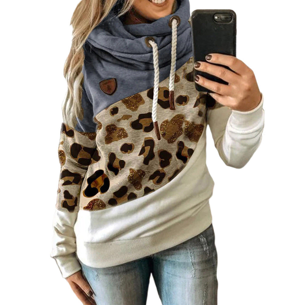 Apricot Large Leopard-Print Blue