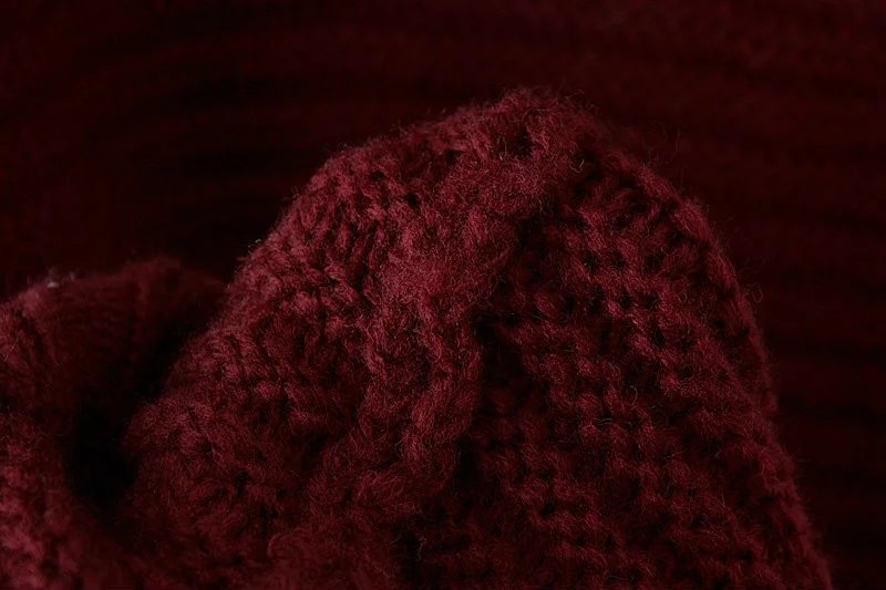 Women Clothing Autumn Winter Twist Knitted Sweater Cardigan Mid-Length Coat