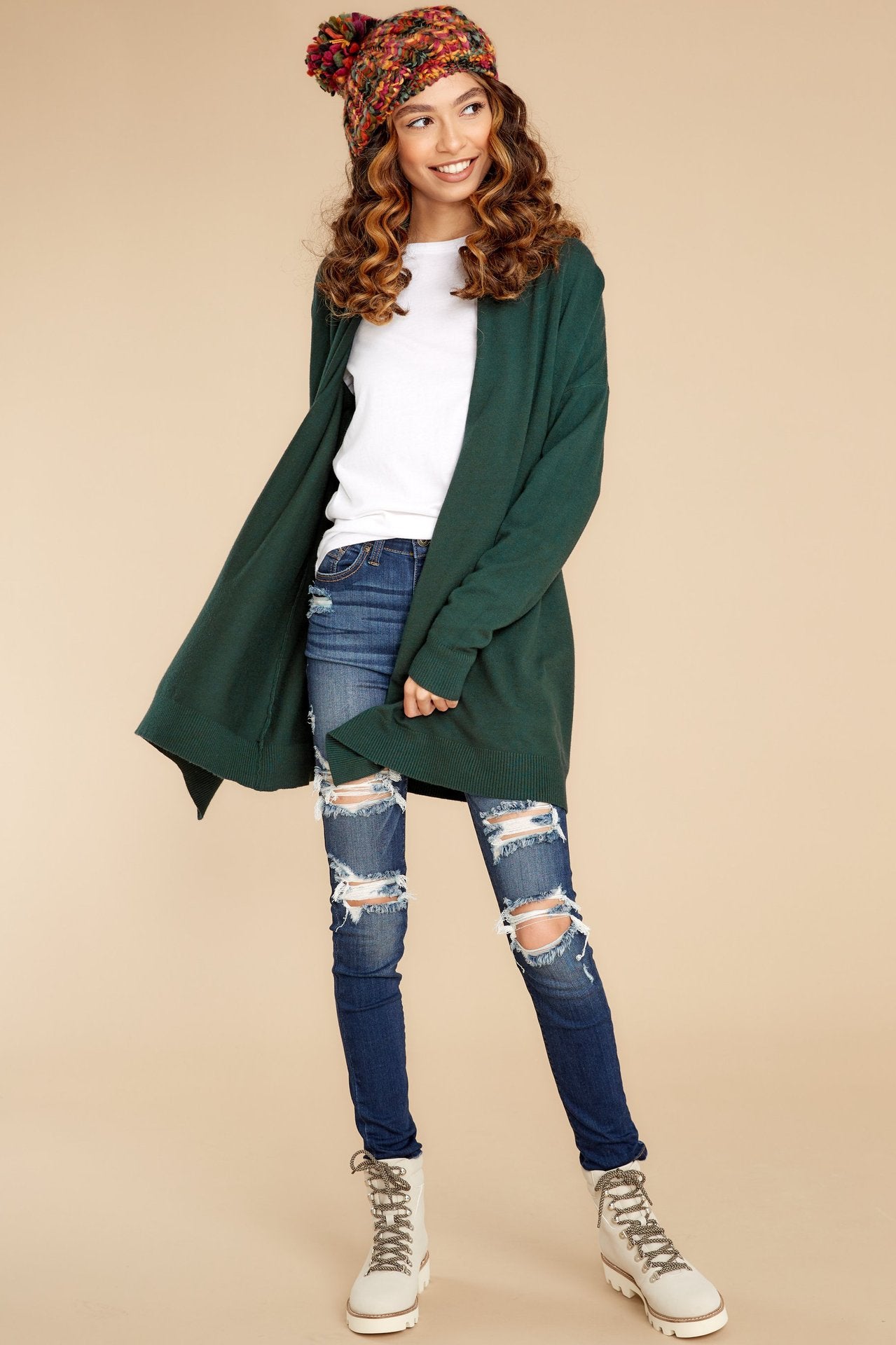 Autumn Winter Women Clothing Fashionable Knitted Cardigan Coat for Women
