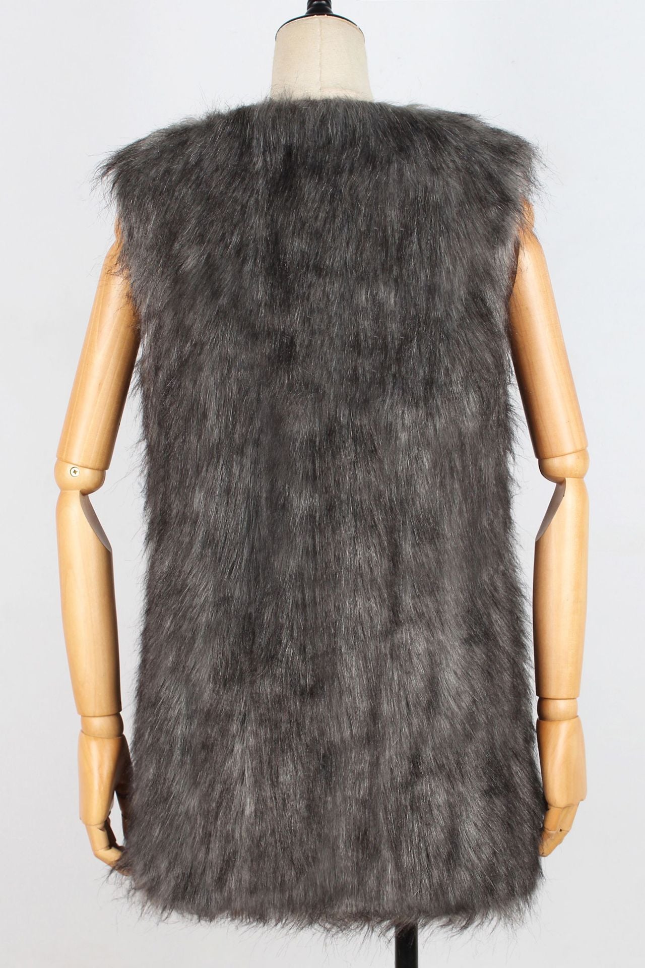Autumn Winter Faux Fur Sleeveless Top Vest Women Vest Trendy All Matching