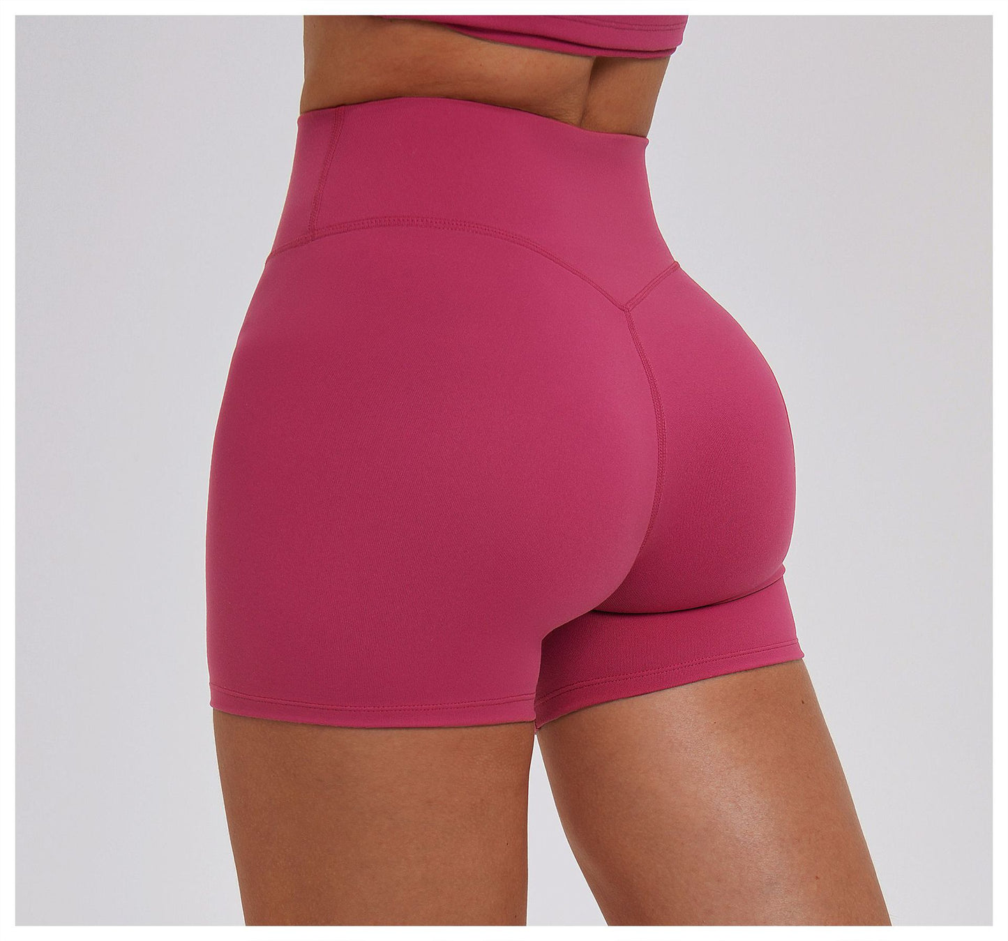 Yoga Shorts Tight High Waist Casual Shorts Sports Running Workout Shorts