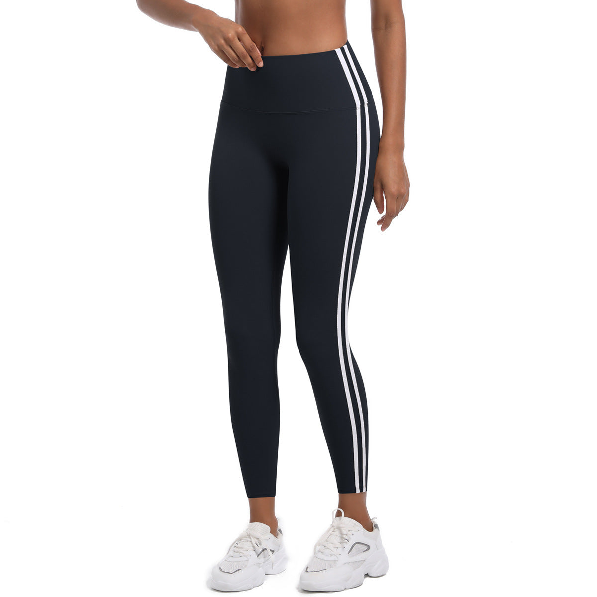 Arrival Yoga Pants Skinny Peach Hip Raise Slim Fit Pants Contrast Color Breathable Fitness Pants Quick Drying Sports Trousers