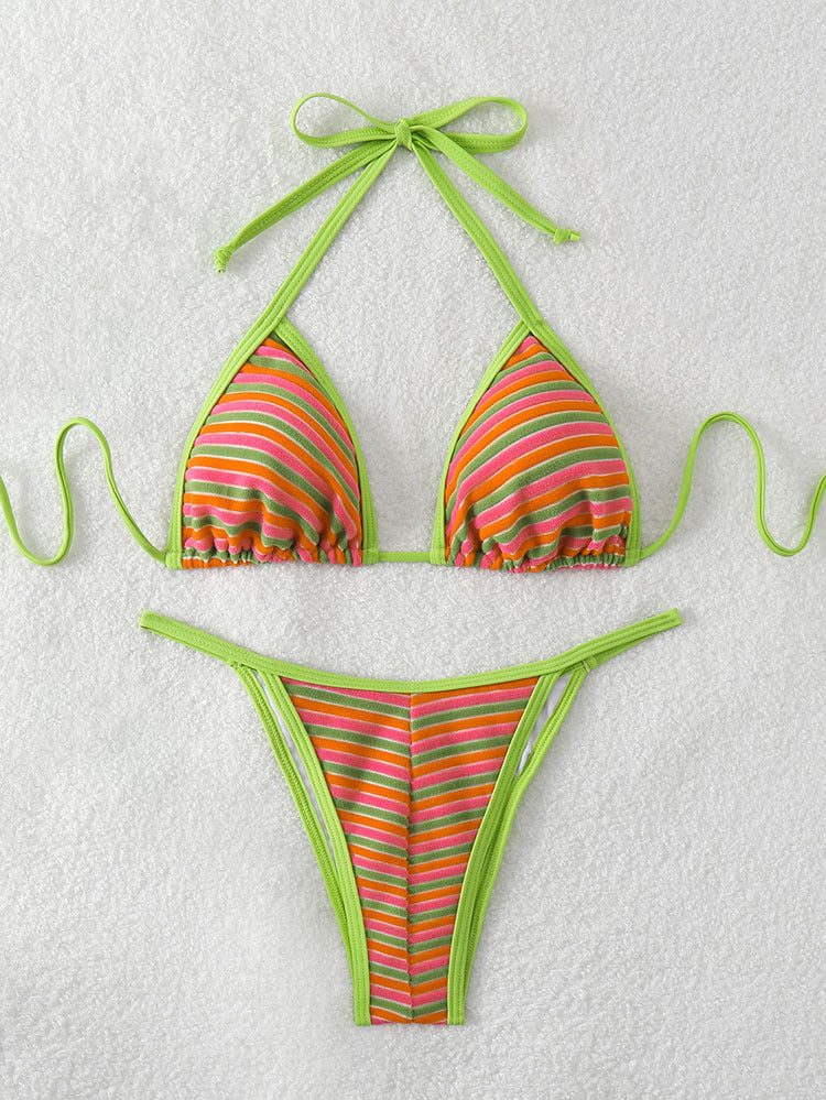 Bikini Lace up Swimsuit Women Spring Sexy Bikini Beach Swimsuit