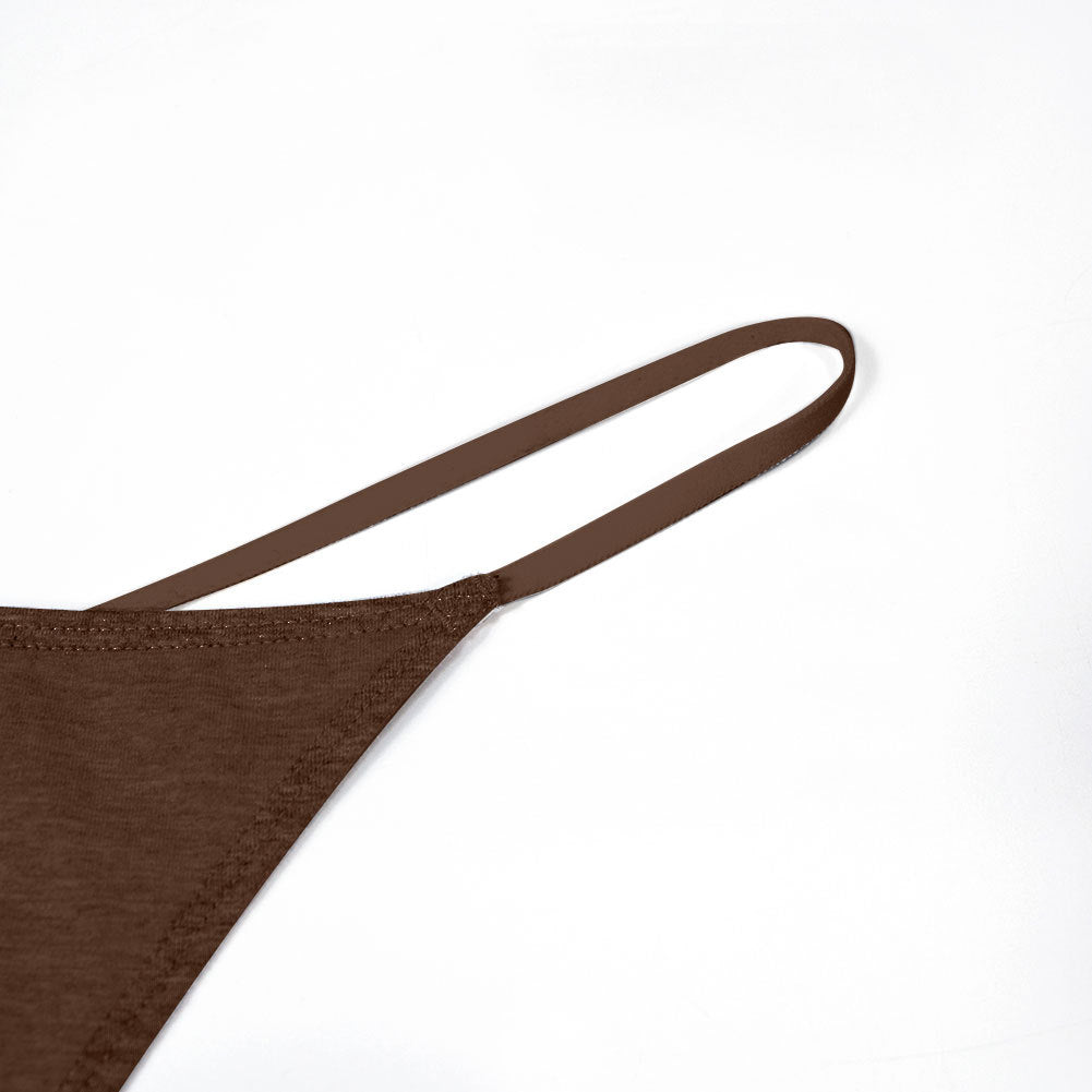 Peach Hip Underwear Women T Back Cotton Soft Sports Fitness T Shaped Panties Women Daily Wear