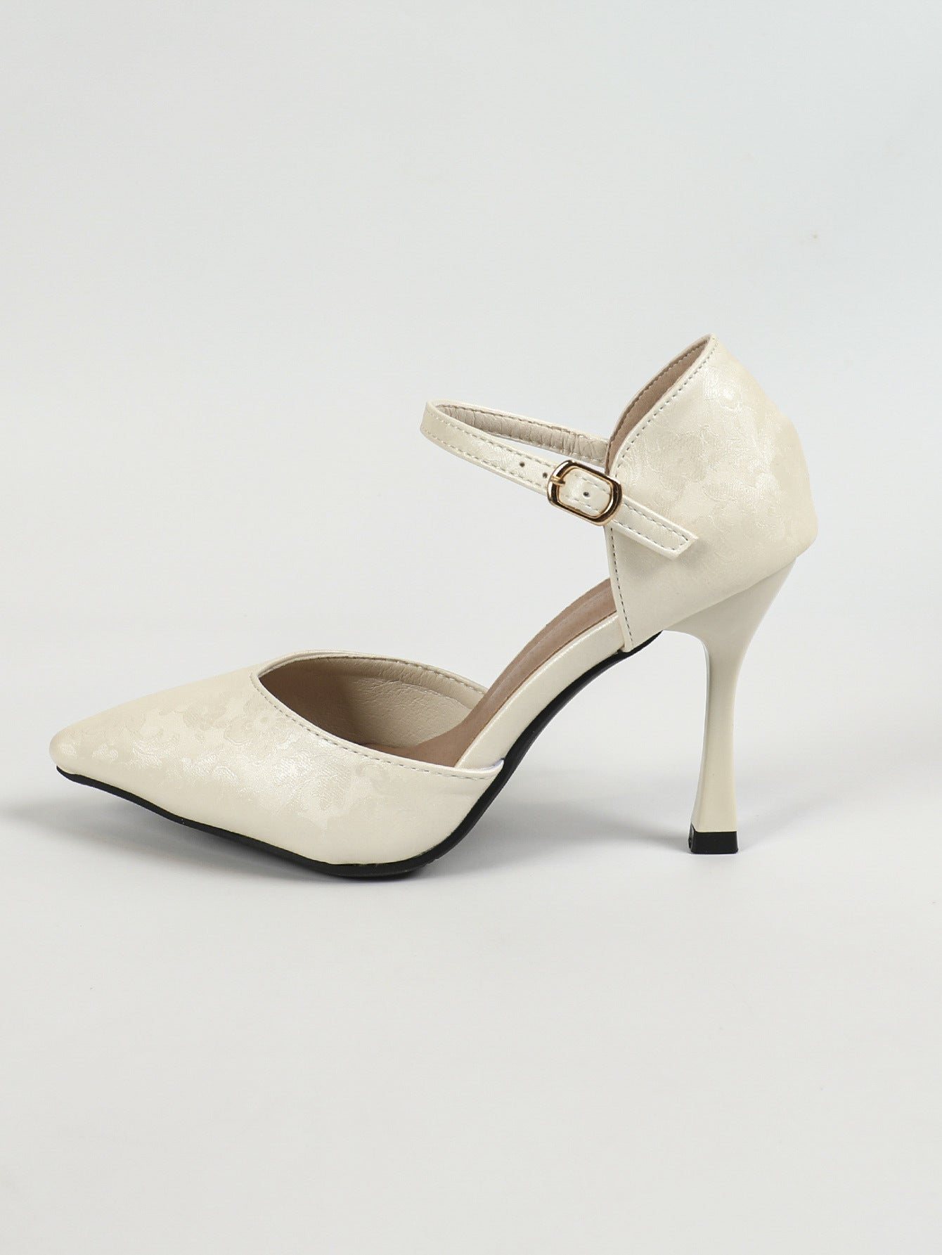 Summer High Heels Low Cut Pointed Toe Hollowed Back Empty Back Strap Strap Sandals High Heel Super High Heel