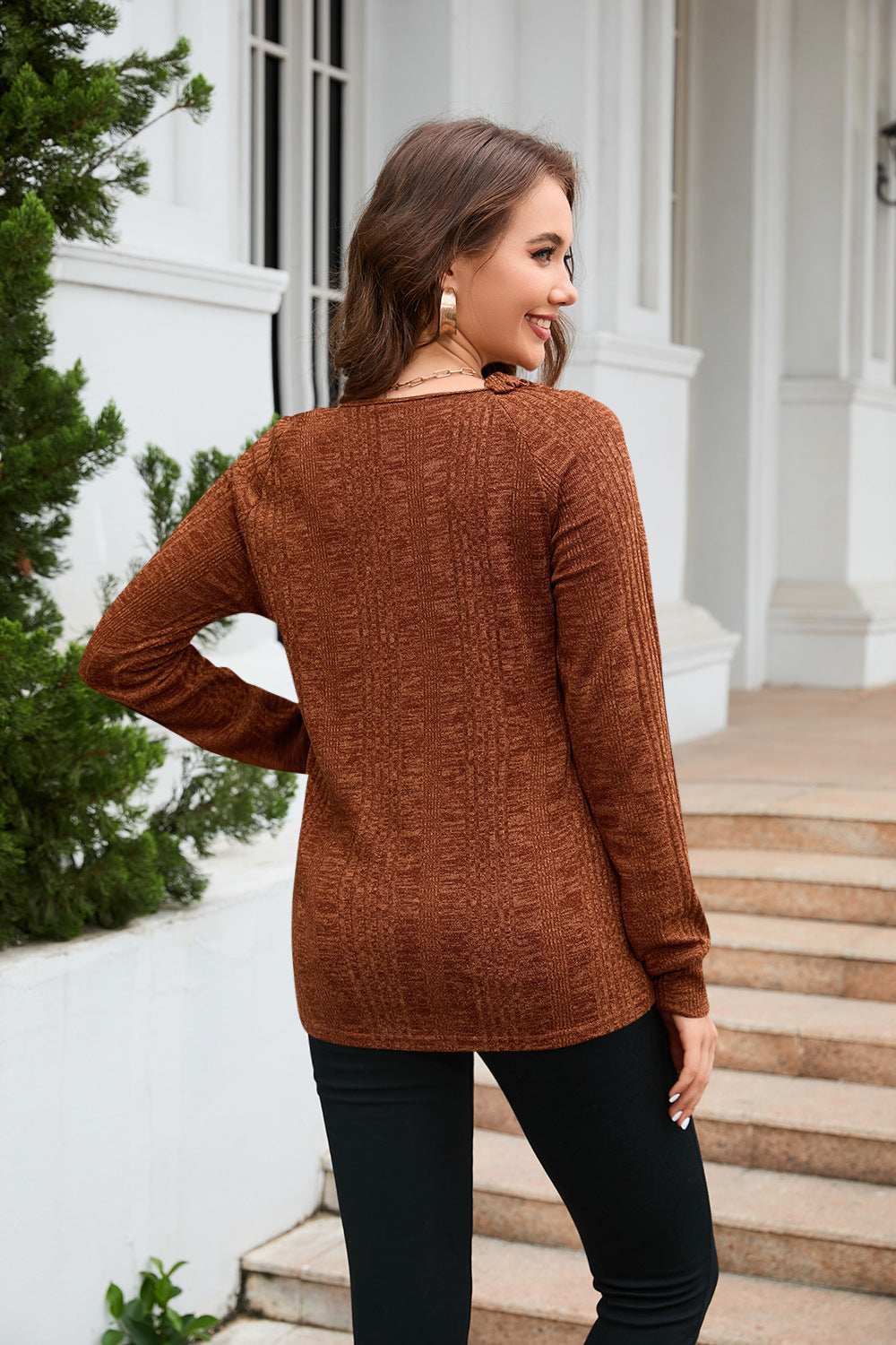 Arrival Sweater Autumn Winter Lightweight Casual Long Sleeved Round Neck Pullover