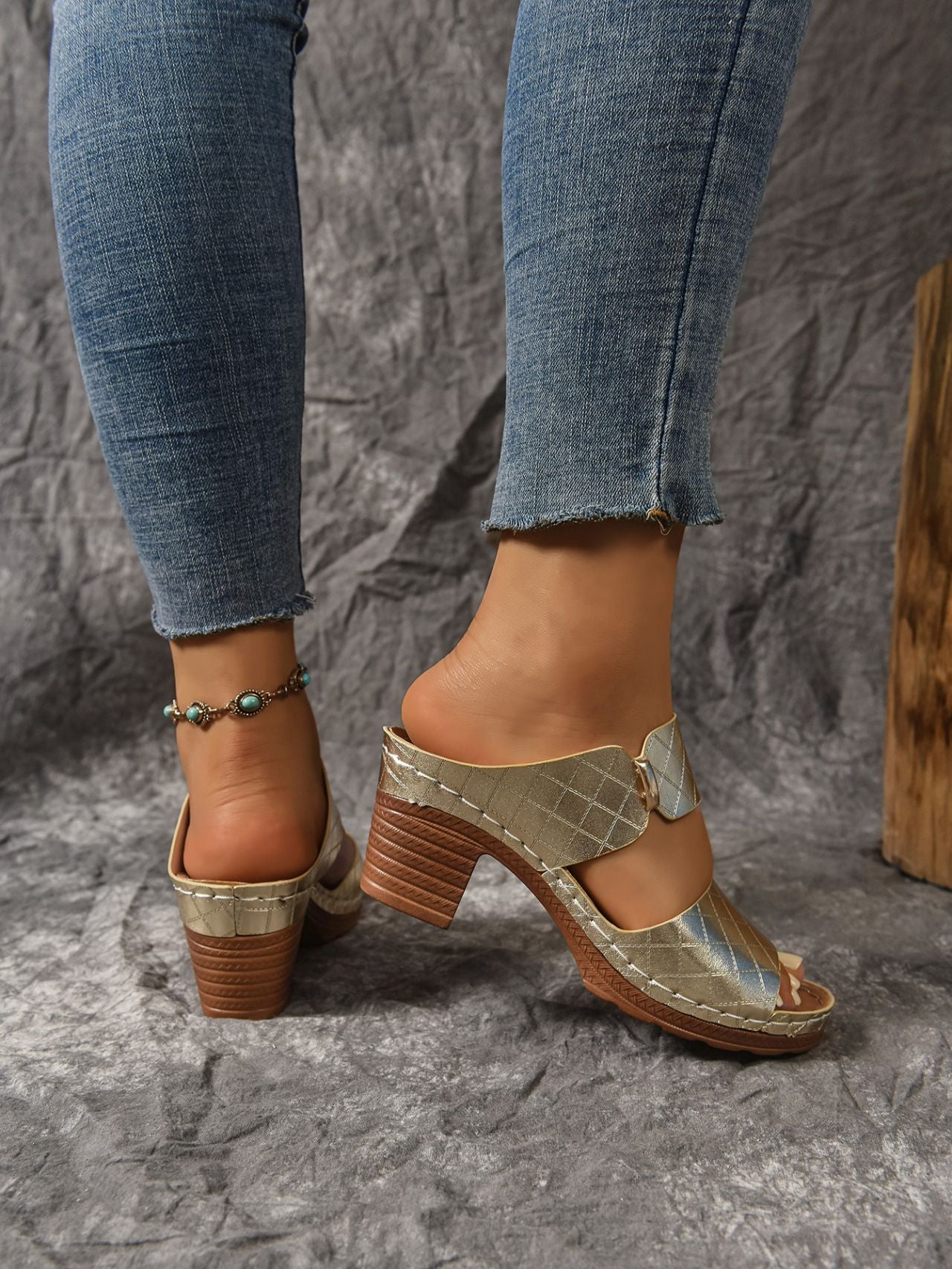 Summer High Heel Slippers Women Platform Slippers Women Shoes