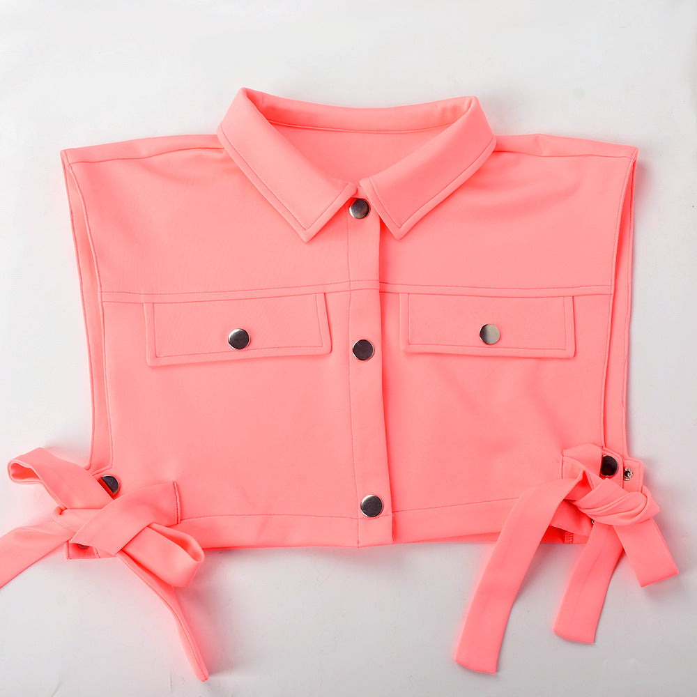 Women Clothing Snap Lace up Trendy Hollow Out Cutout out Overalls Vest Top